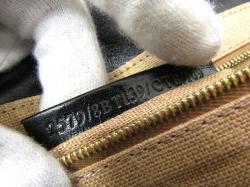 مملوكة مسبقًا Fendi Black Sequin/Leather Baguette Chain Flap Bag