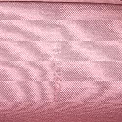 Pre Owned Fendi Pink Leather Tube On Chain Wallet 