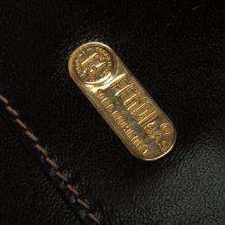 Pre Owned Fendi Tobacco Zucca Canvas Vintage Bi fold Wallet