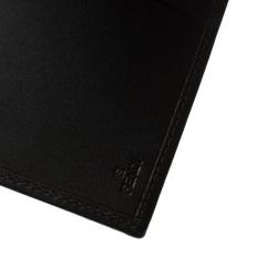 Pre Owned Fendi Dark Brown Zucchino Canvas and Leather Compact Wallet