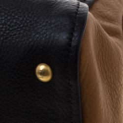 Pre Owned Fendi Tri Color Leather Large Chameleon Satchel