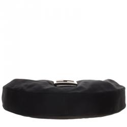 Pre Owned Fendi Black Fabric Mama Forever Hobo