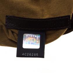 Pre Owned Fendi Tobacco Zucca Canvas Mini Chef Bag