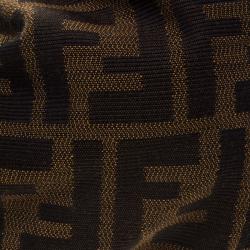 Pre Owned Fendi Tobacco Zucca Canvas Mini Chef Bag