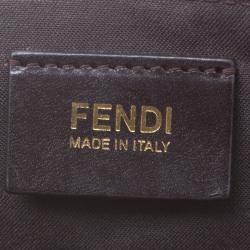 Pre Owned Fendi Tobacco Zucca Canvas Crossbody Bag