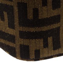 Pre Owned Fendi Tobacco Zucca Canvas Crossbody Bag