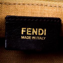 Pre Owned Fendi Tobbaco Zucca Canvas Mama Forever Shoulder Bag