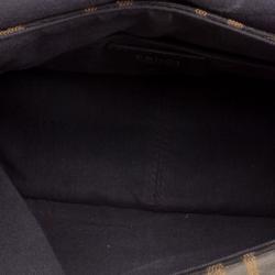 Pre Owned Fendi Tobacco Zucca Canvas Crossbody Bag