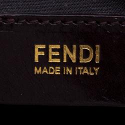 Pre Owned Fendi Tobacco Zucca Canvas Crossbody Bag