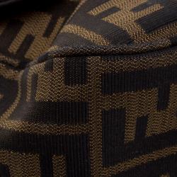 Pre Owned Fendi Tobacco Zucca Canvas Crossbody Bag