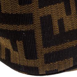 Pre Owned Fendi Tobacco Zucca Canvas Crossbody Bag