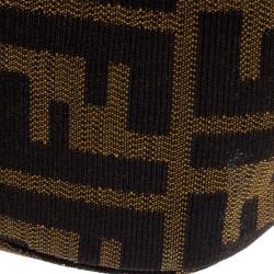 Pre Owned Fendi Tobacco Zucca Canvas Crossbody Bag