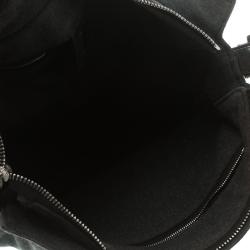 Fendi Dark Grey Felt Baguette Shoulder Bag
