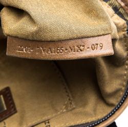 Pre Owned Fendi Brown Zucca Canvas Mini Tote