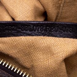 Pre Owned Fendi Tobacco Zucca Canvas and Leather Baby Spy Bag