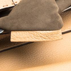 Pre Owned Fendi Brown Leather Satchel