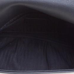 Pre Owned Fendi Black Leather Fendista Pochette Crossbody Bag