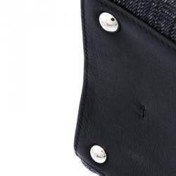 Pre Owned Fendi Black Denim Large 3Jours Tote