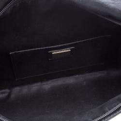 Pre Owned Fendi Black Leather Mia Shoulder Bag