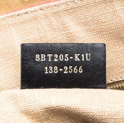 Pre Owned Fendi Red Leather Pequin Square Shoulder Bag