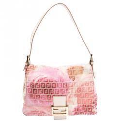 Fendi Floral Print Zucchino Canvas Mama Forever Shoulder Bag Fendi | TLC