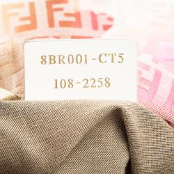 Pre Owned Fendi Floral Print Zucchino Canvas Mama Forever Shoulder Bag