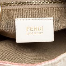 Pre Owned Fendi Floral Print Zucchino Canvas Mama Forever Shoulder Bag