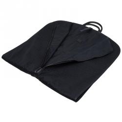 Pre Owned Fendi Black Zucchino Canvas Garment Bag