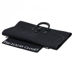 Pre Owned Fendi Black Zucchino Canvas Garment Bag