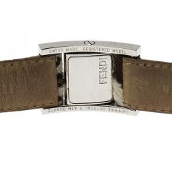 Fendi Red Stainless Steel Classic Women's Wristwatch 26MM