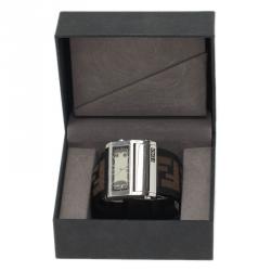 Fendi Cream Stainless Steel Zip Code Women's Wristwatch 44MM