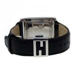 Pre Owned Fendi Mother of Pearl Stainless Steel Diamond Loop Women's Wristwatch 27MM