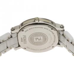 Fendi White Ceramic F642140 Women's Wristwatch 38MM