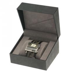 Pre Owned Fendi White Stainless Steel Zip Code Women's Wristwatch 38MM