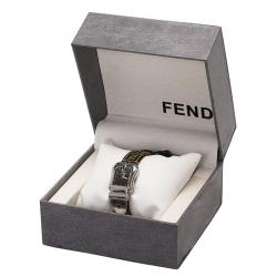 Pre Owned Fendi Brown Stainless Steel B. Fendi Women's Wristwatch 23MM