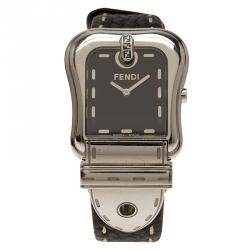 Pre Owned Fendi Black Stainless Steel B. Fendi Women's Wristwatch 32MM