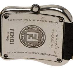 Pre Owned Fendi Black Stainless Steel B. Fendi Women's Wristwatch 32MM
