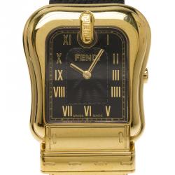 Fendi Black Stainless Steel B. Fendi Women's Wristwatch 32MM