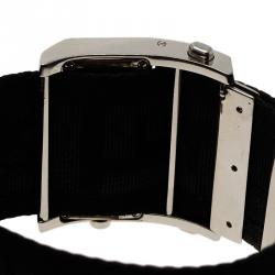 Pre Owned Fendi Cream Stainless Steel Zip Code Women's Wristwatch 44MM