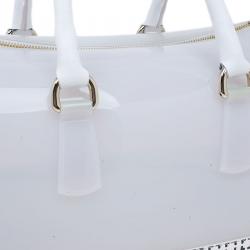 Pre Owned حقيبة يد فورلا كاندي مطاط أبيض