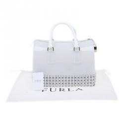 Pre Owned حقيبة يد فورلا كاندي مطاط أبيض