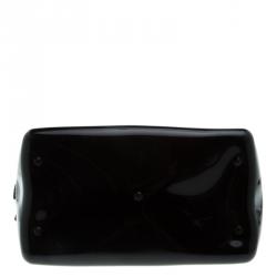 Pre Owned Furla Black PVC Limited Edition Painting Candy Satchel