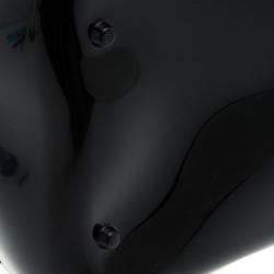 Pre Owned Furla Black PVC Limited Edition Painting Candy Satchel