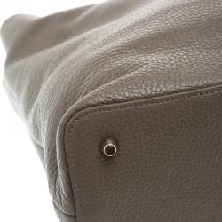 Pre Owned Furla Beige Leather Julia Chain Tote