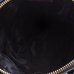 Pre Owned Furla Black Leather Mini Piper Dome Top Handle Bag