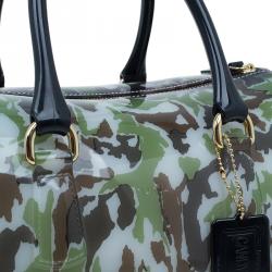 Pre Owned Furla Camo Rubber Candy Satchel Bag