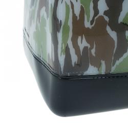 Pre Owned Furla Camo Rubber Candy Satchel Bag