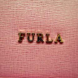 Pre Owned Furla Pink Saffiano Leather Medium Linda Satchel