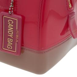 مملوكة مسبقًا حقيبة فورلا كاندي ميني مطاط لامع ثلاثية اللون