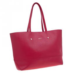 مملوكة مسبقًا حقيبة يد فورلا شوبينغ ميليسا جلد أحمر